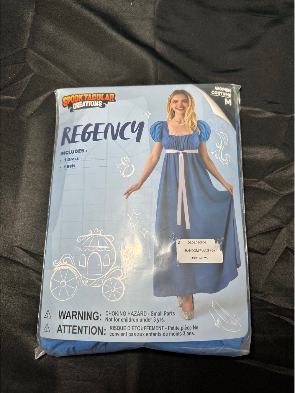 Spooktacular Creations Women's Regency Dress Costume Blue Size Medium